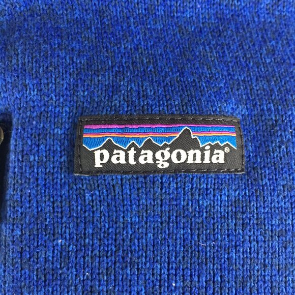 Patagonia Better Sweater Men's Size Small 1/4 Zip Pullover Fleece Top Blue - Picture 8 of 11